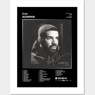 Drake - Scorpion Tracklist Album Posters and Art